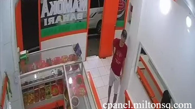 Viral Pria Curi HP Karyawan Rumah Makan
